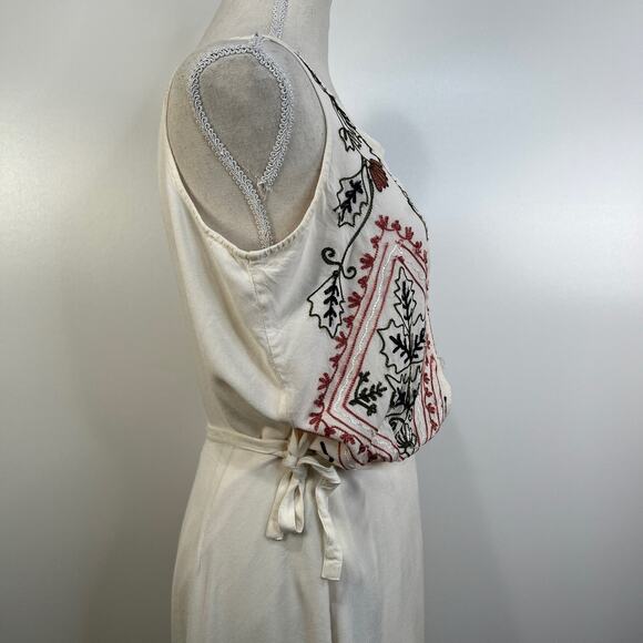 Vintage Crewel Embroidered Skirt Set by Effeci Naturecore Boho Hippie - Picture 7 of 9